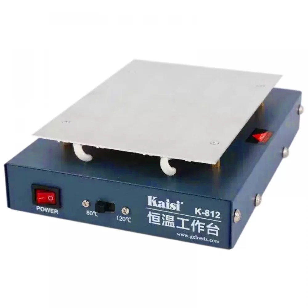Kaisi K-812 Constant Temperature Heating Plate LCD Screen Open Separator Desoldering Station, US Plug