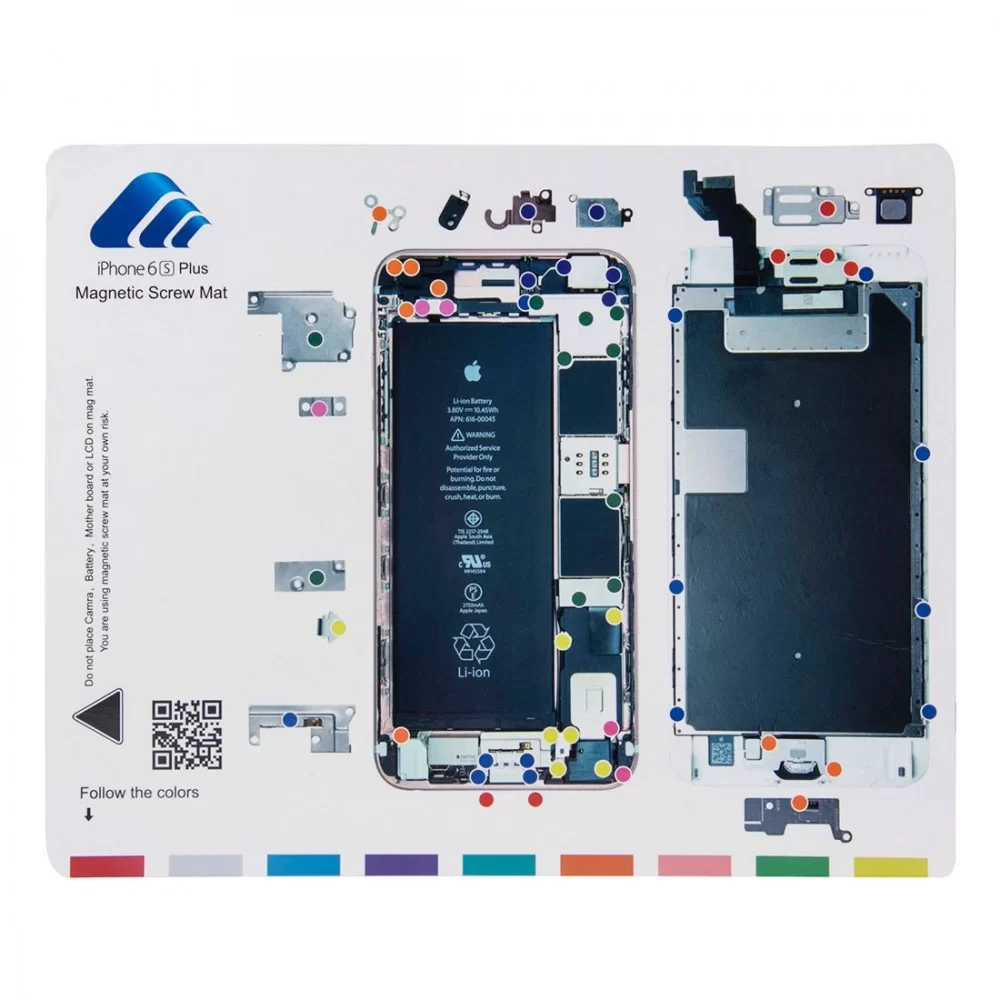 Magnetic Screws Mat For iPhone 6s Plus, Size: 24.9cm x 19.9cm