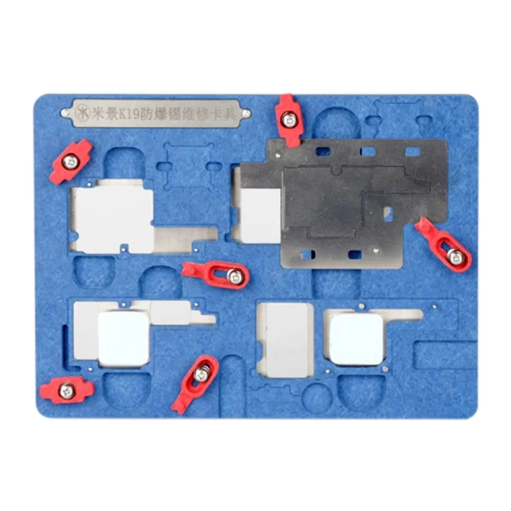 Mijing K19 Motherboard Fixture Tool Explosion-proof Cooling Tin Platform for iPhone X