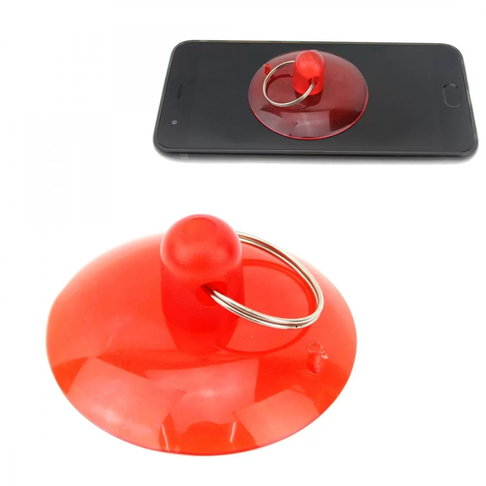 P8835 Metal + Plastic Professional Screen Suction Cup Tool Sucker(Red)