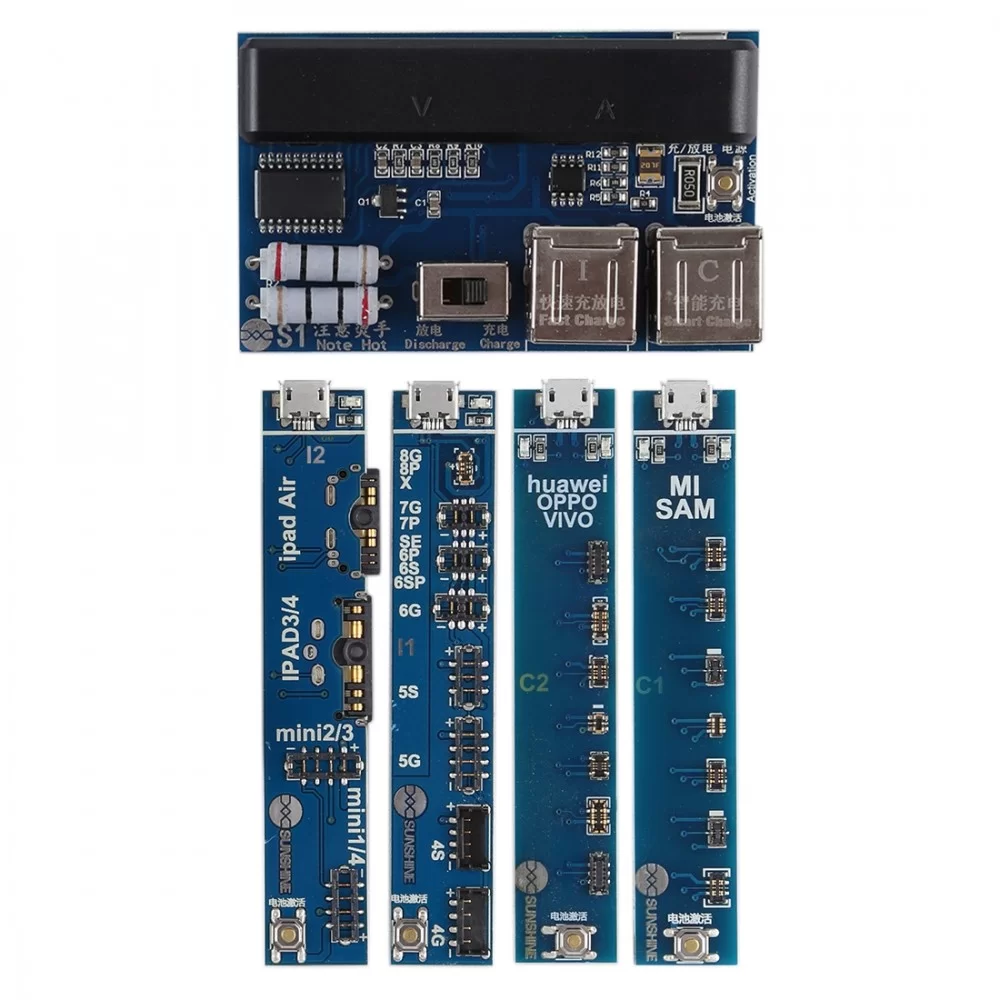 SS-909 Universal Charge Activation Board for iPhone X & 8 Plus & 8 & 7 Plus & 7 & 6s Plus & 6s & 6 Plus & 6 & 5s & 5 & 4s & 4 & iPad & Huawei & OPPO & Vivo