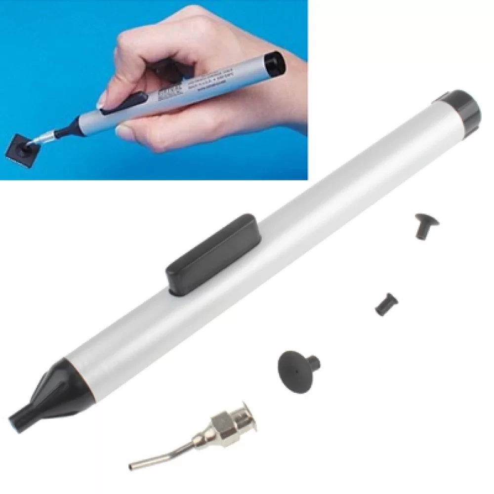 Vacuum Sucking Pen with 3 Pads for BGA Rework Station (939)(Silver)