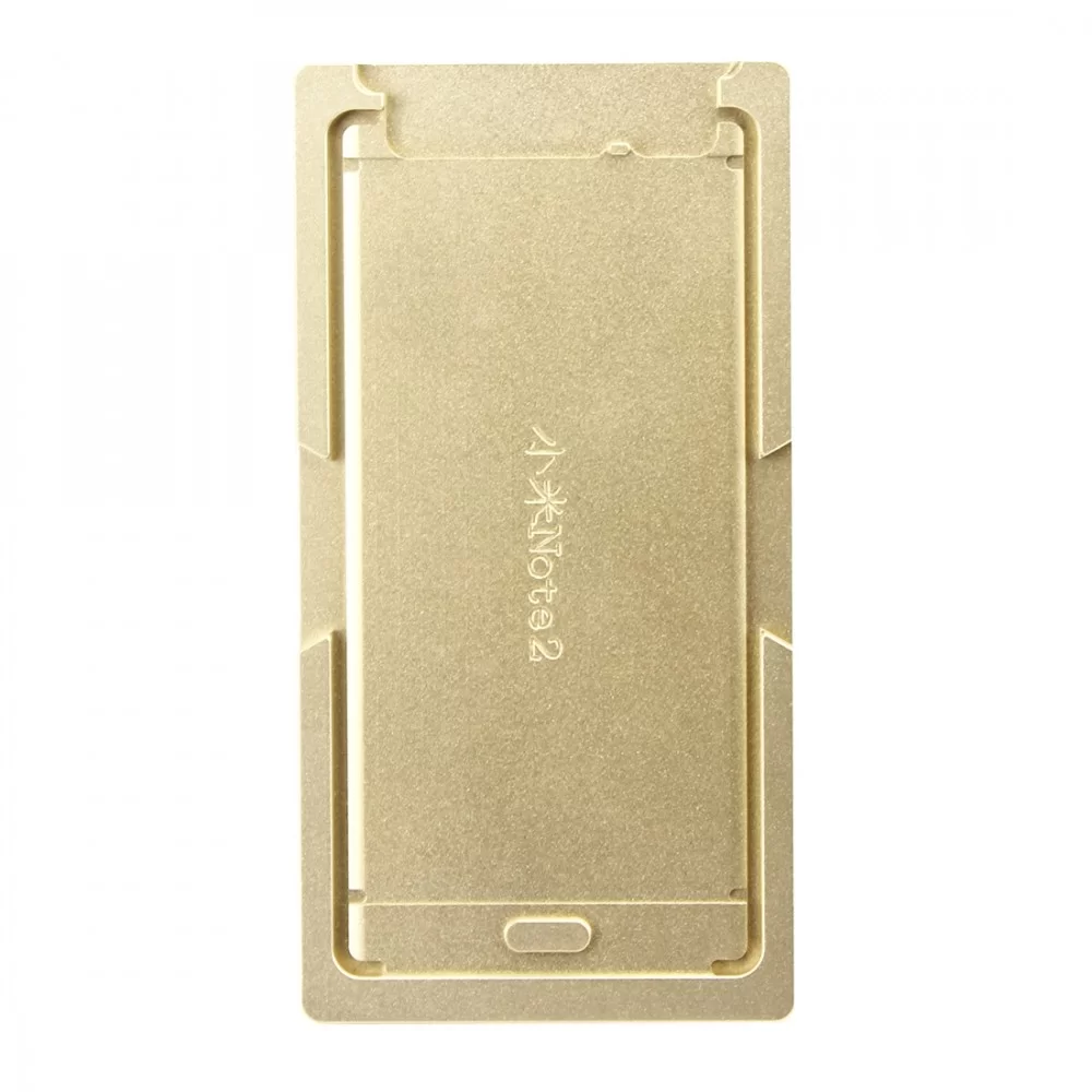 Xiaomi Mi Note 2 Aluminium Alloy Precision LCD and Touch Panel Refurbishment Positioning Mould Mold(Gold)