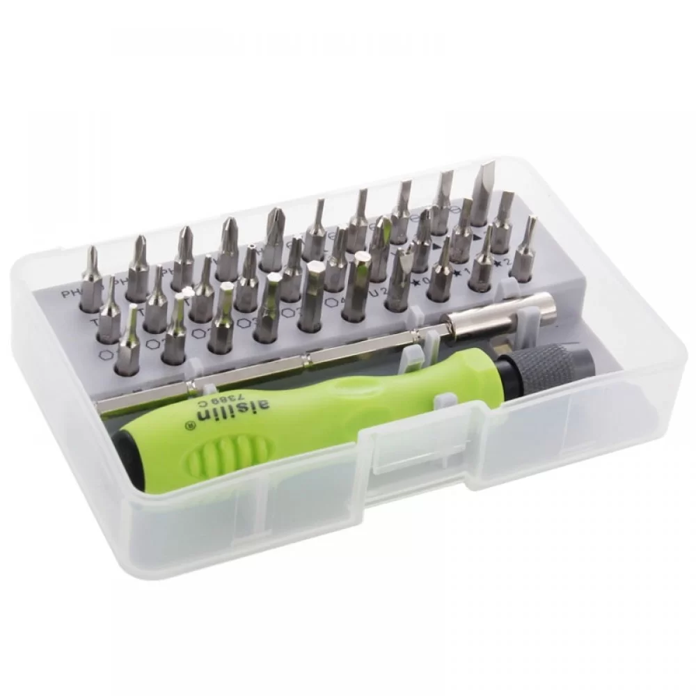 aisilin 32 in 1 Multi-bits Interchangeable Screwdriver Repair Tool Set for iPhone 6 & 6S / iPhone 5 & 5S / Mobile Phone