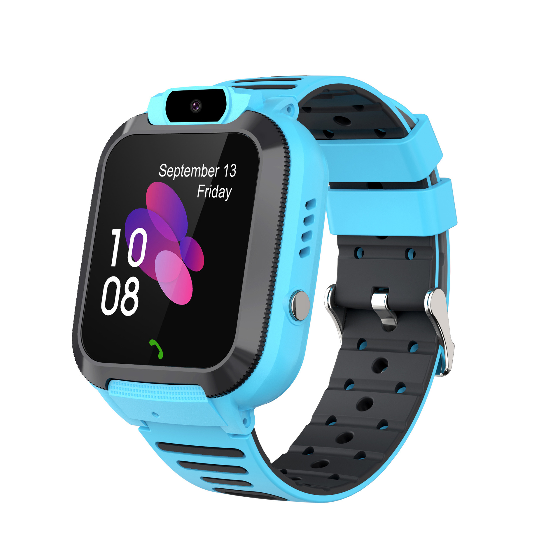 [Blue] Children's smart watch waterproof video call 2G watch LBS accurate positioning of primary school phone Q16S Smart Wear Q16S