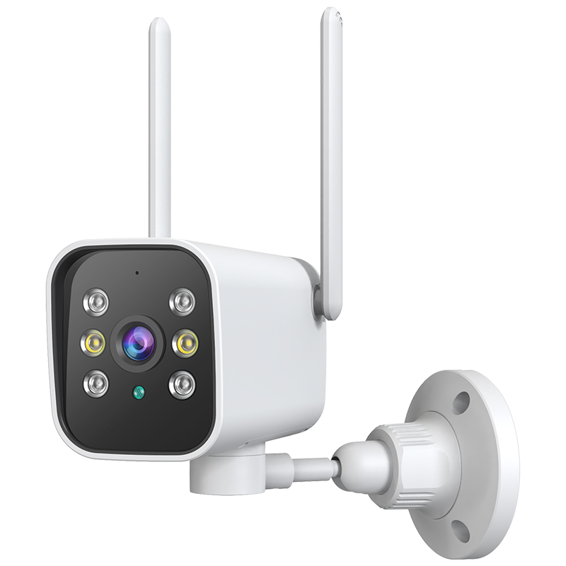 K20 smart security camera, high-definition dual-band outdoor waterproof security full-color night vision camera, manual recording, dynamic detection recording, timed recording, alarm recording, cloud storage +TF local recording (maximum support 128GB)  K20