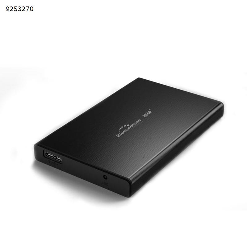 Lan Shuo U23T HDD ,SSD USB3.0 micro-mini  metal case black Mobile Storage U23T