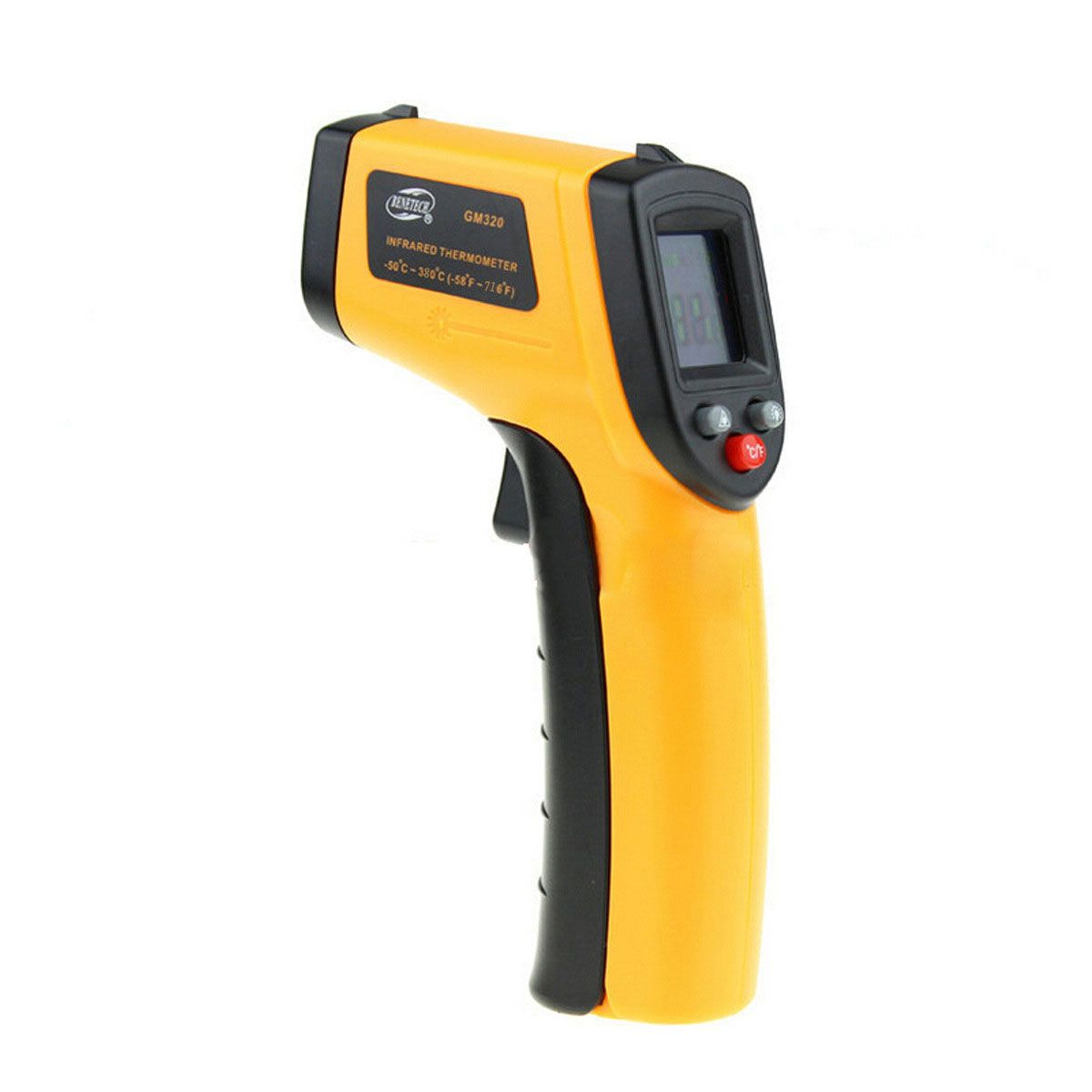GM320 Non Contact Laser LCD Display Digital IR Infrared Thermometer Temperature Meter Gun -50℃ to 330℃ Iron art GM320