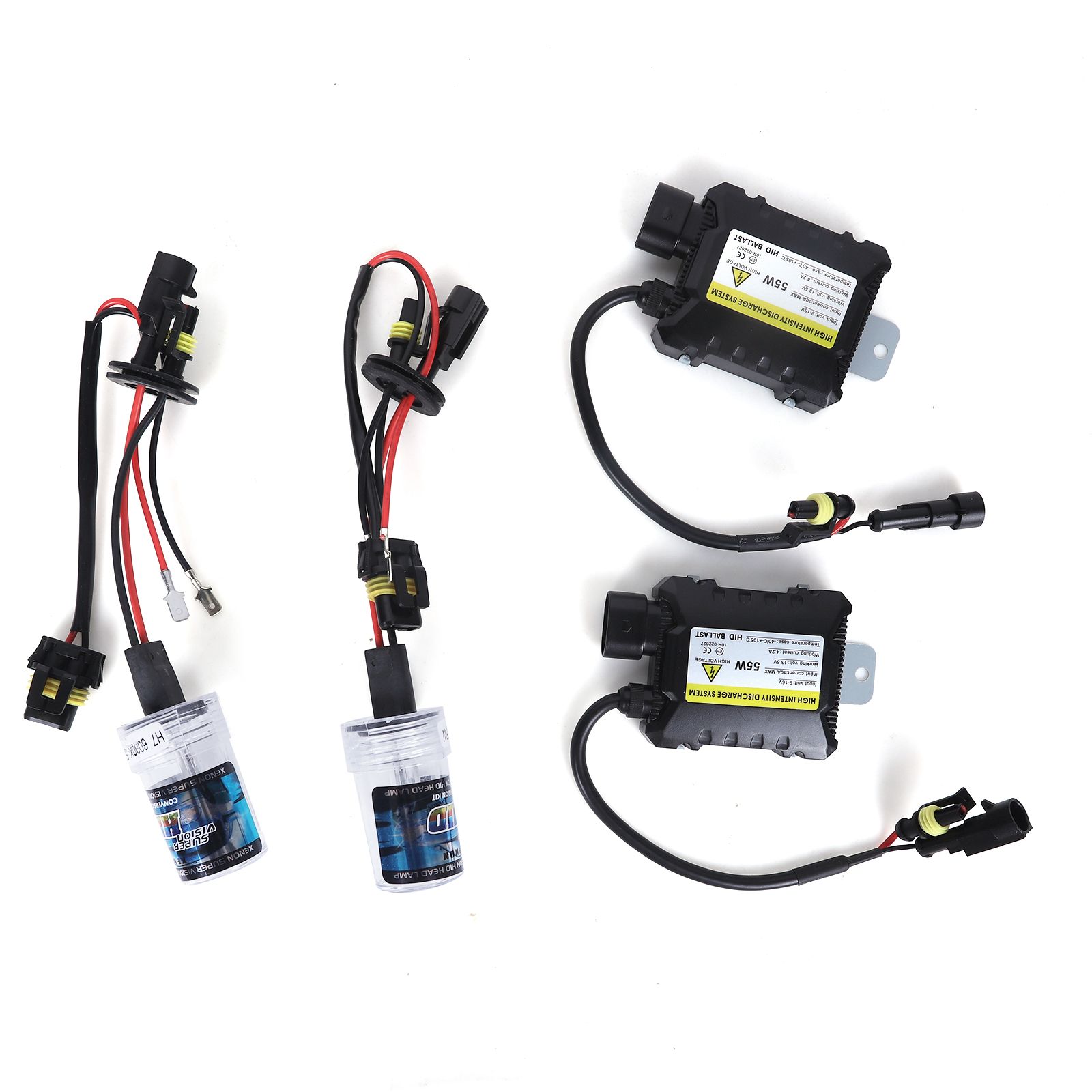55W 12V Xenon Light Bulb Car Headlight H7 6000k  HID Slim Ballast Xenon Headlamp Kit Auto Replacement Parts H7