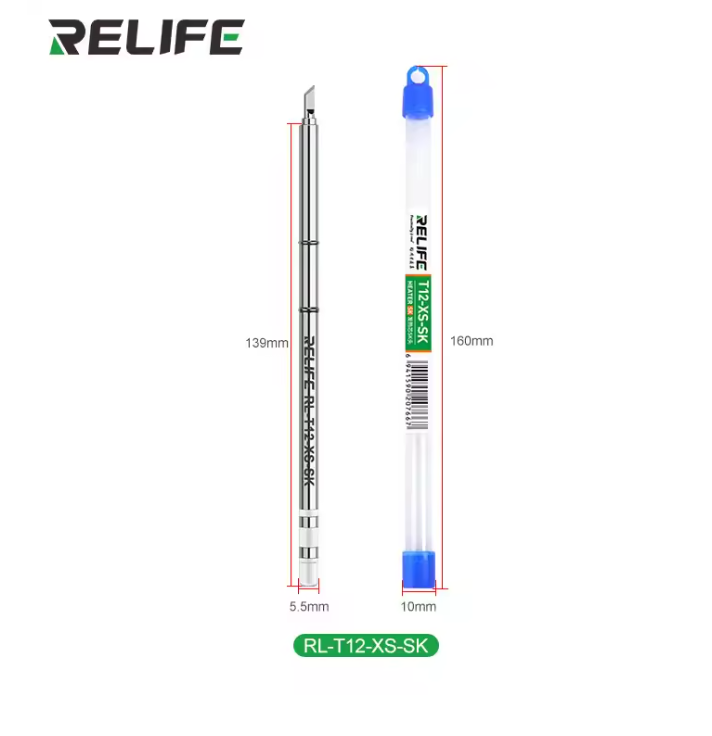 [RL-T12-XS-SK] RL-T12-XS-I/J/SK/K Soldering Solder Iron Tips For Hakko FX951 STC AND STM32 OLED Soldering Station E  RL-T12-XS