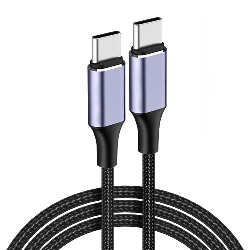 C-to-c data cable, 100W fast charging cable, type-c to type-c 100W braided cable, PD data cable, mobile phone and computer charging cable Charger & Data Cable MDH-022
