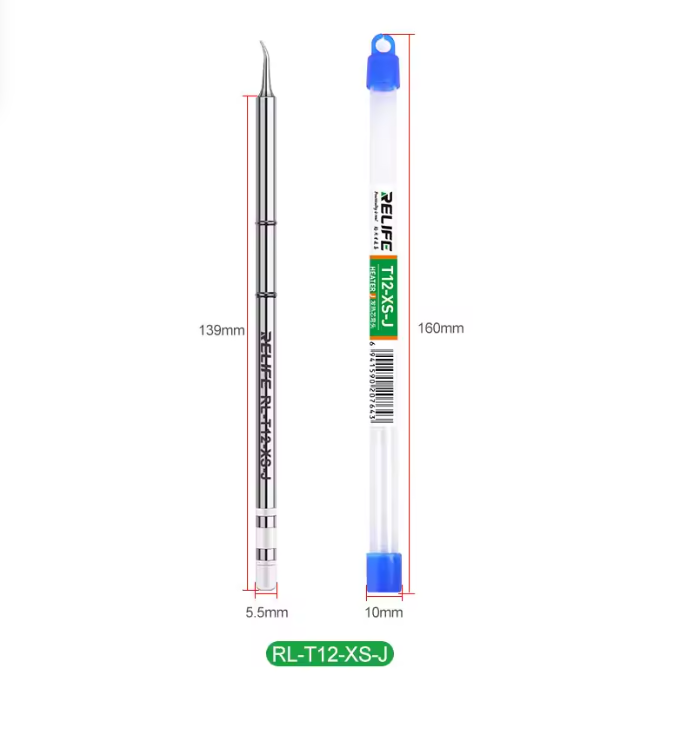 [RL-T12-XS-J] RL-T12-XS-I/J/SK/K Soldering Solder Iron Tips For Hakko FX951 STC AND STM32 OLED Soldering Station E  RL-T12-XS