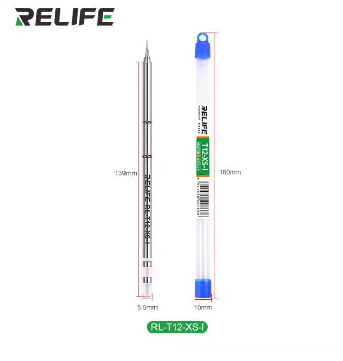 [RL-T12-XS-I] RL-T12-XS-I/J/SK/K Soldering Solder Iron Tips For Hakko FX951 STC AND STM32 OLED Soldering Station E  RL-T12-XS