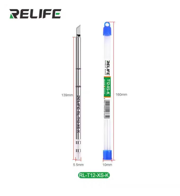 [RL-T12-XS-K] RL-T12-XS-I/J/SK/K Soldering Solder Iron Tips For Hakko FX951 STC AND STM32 OLED Soldering Station E  RL-T12-XS